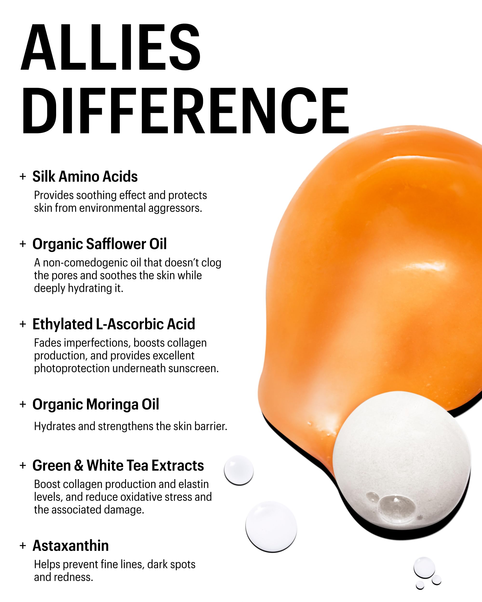 pH balanced label on Allies of Skin cleanser for skin compatibility