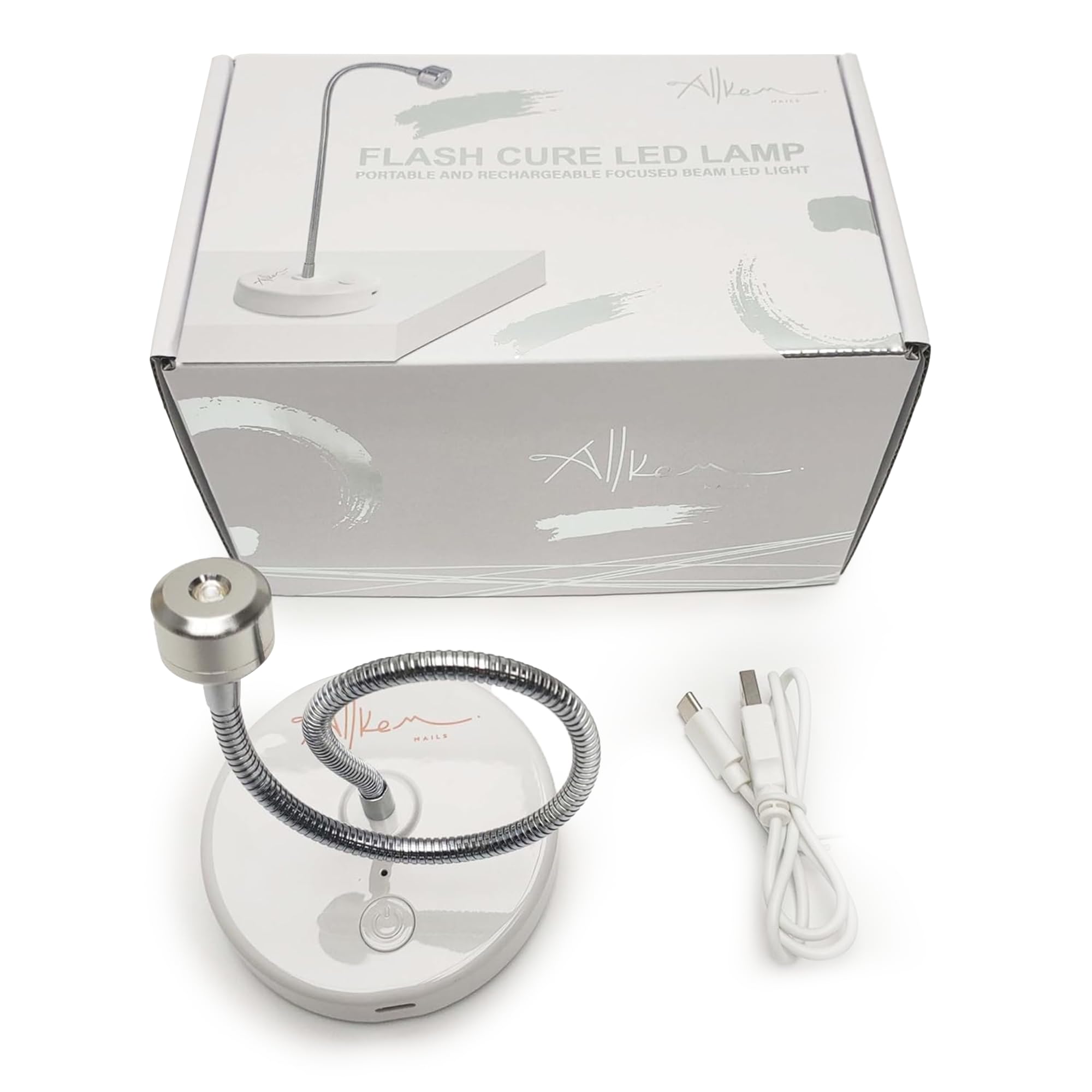 ALLKEM compact lightweight nail lamp designed for small spaces