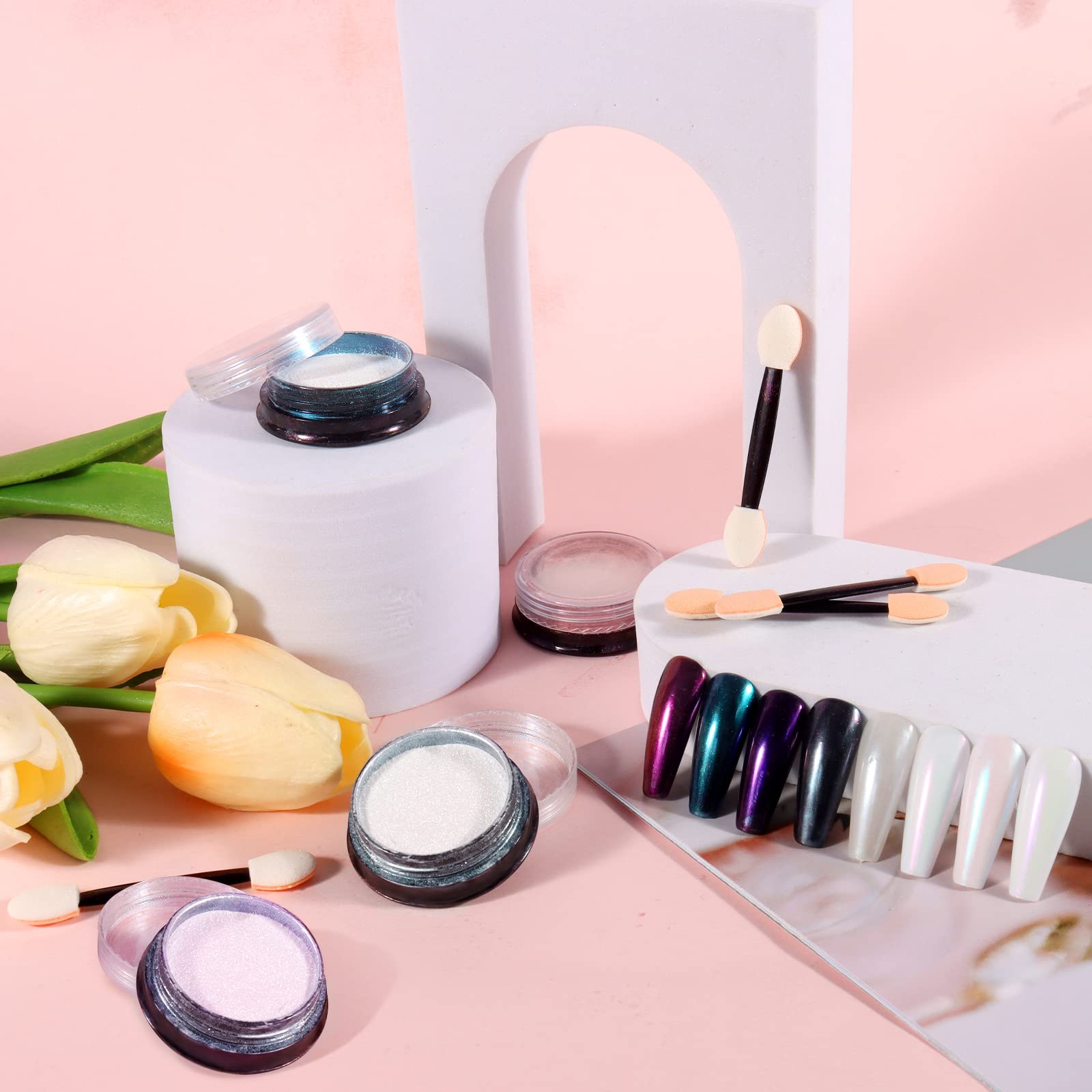 Allstarry jar transparent shows color quickly during application