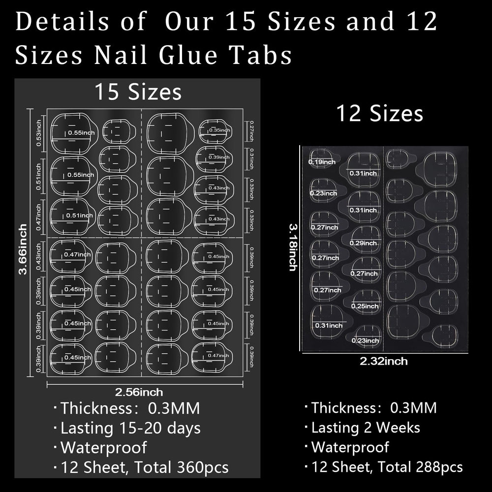 Allstarry ultrathin tabs with upgraded viscosity ensure long-lasting hold.