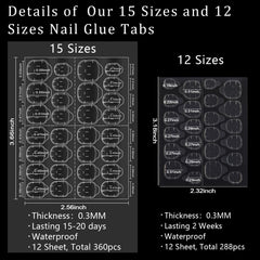 Allstarry ultrathin tabs with upgraded viscosity ensure long-lasting hold.
