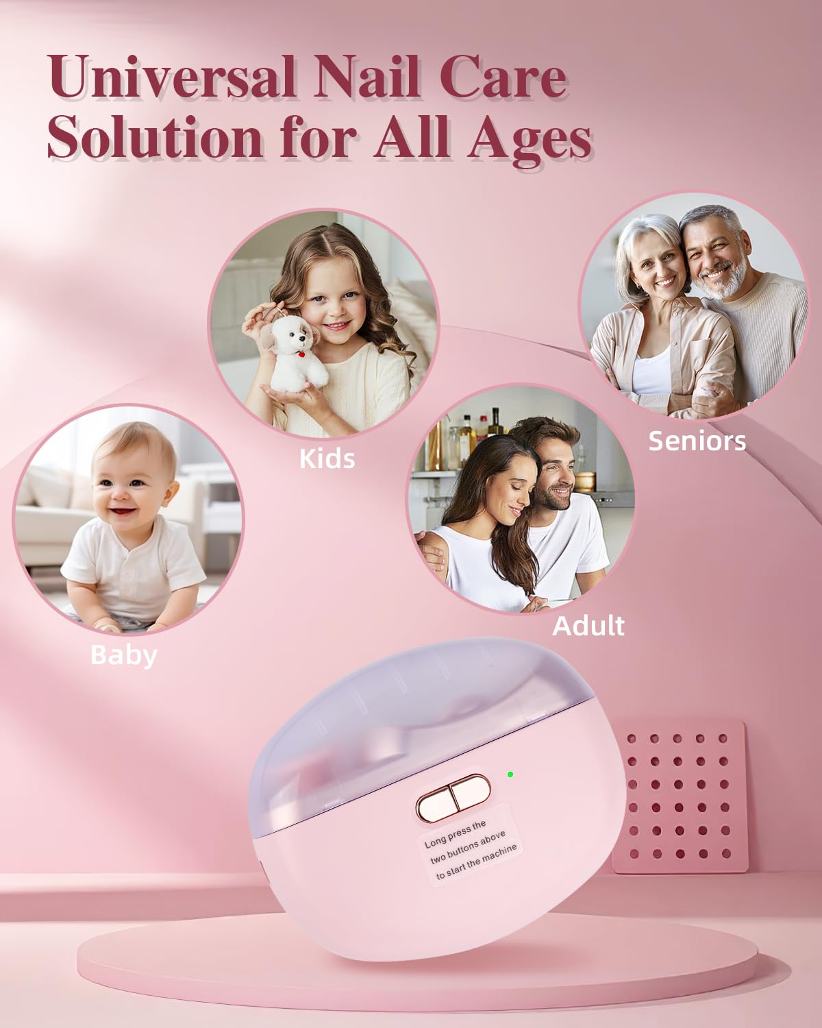 Allyplay clip storage and cleaning brush keeps cleanup simple.