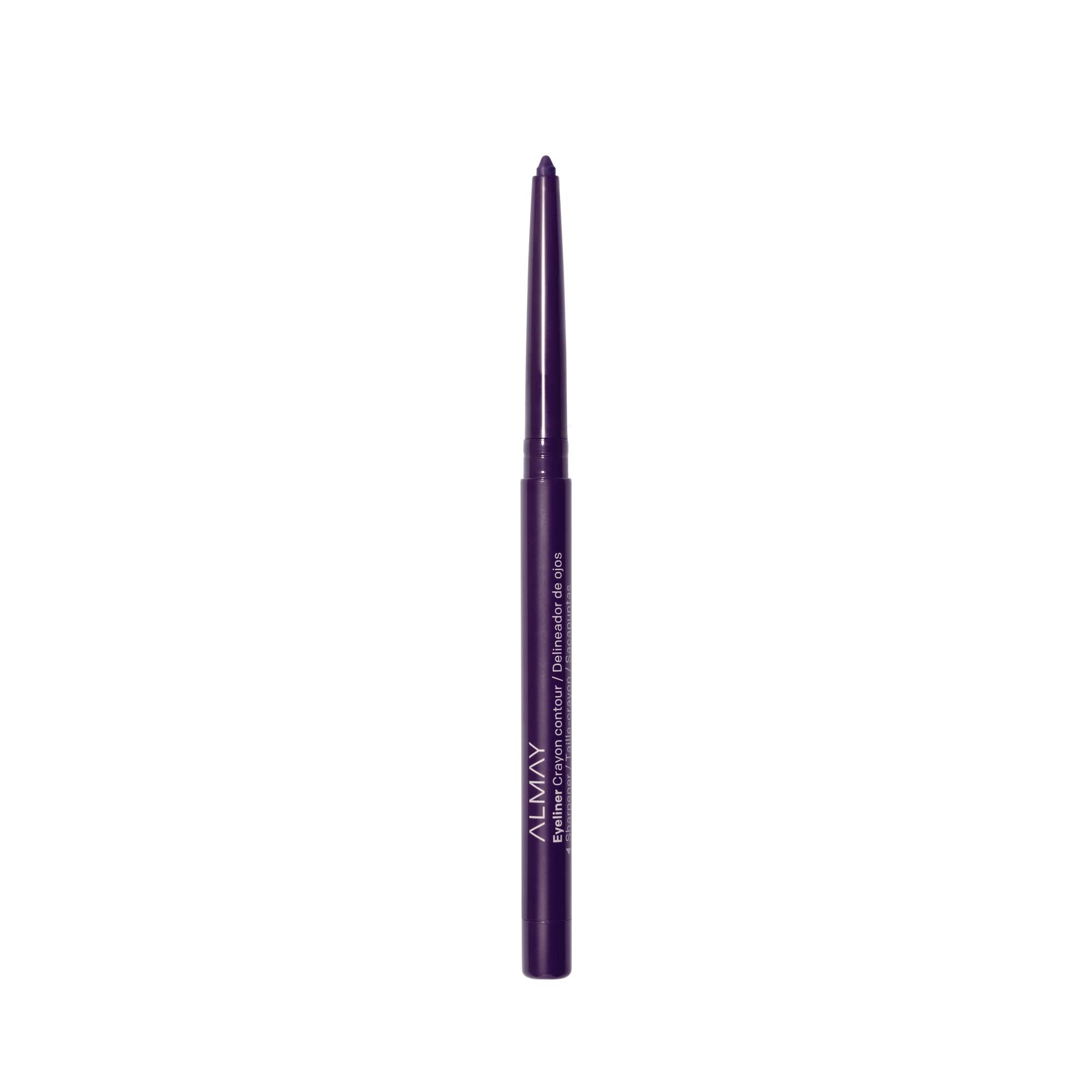 Almay All-Day Eyeliner Pencil Black Amethyst pencil tip close-up showing smooth glide