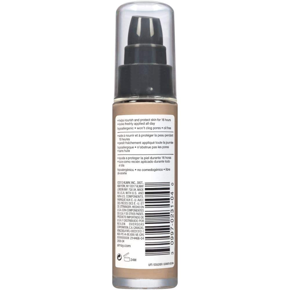 Almay base líquida rostro con acabado ligero y natural