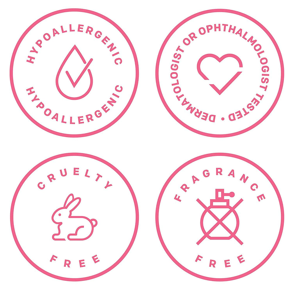 Almay biodegradable towelettes closeup highlighting eco-friendly fibers for gentle cleansing