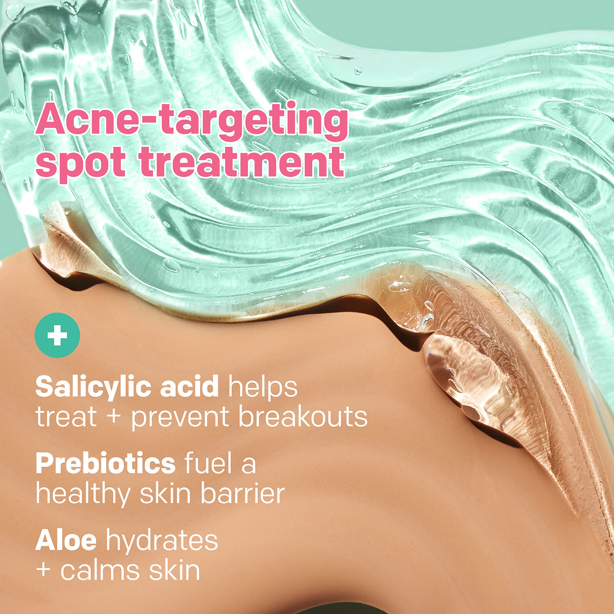 Ácido salicílico al 2% en Almay Clear Complexion Concealer para brotes leves.