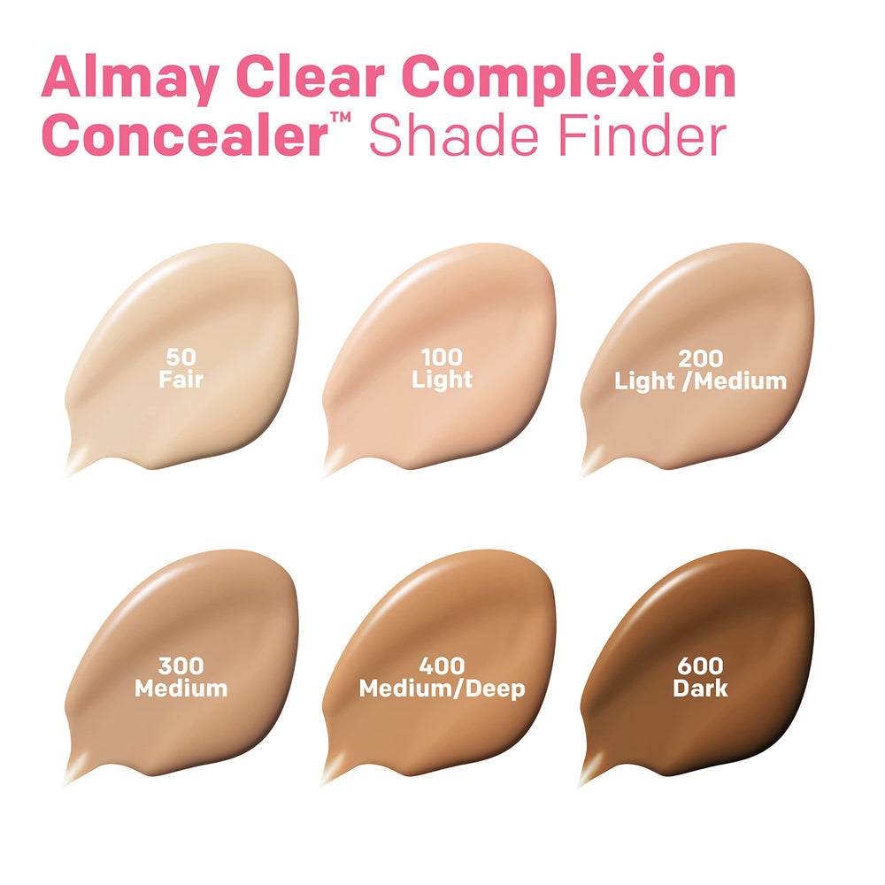 Concealer Almay Clear Complexion apto para piel sensible sin fragancia.