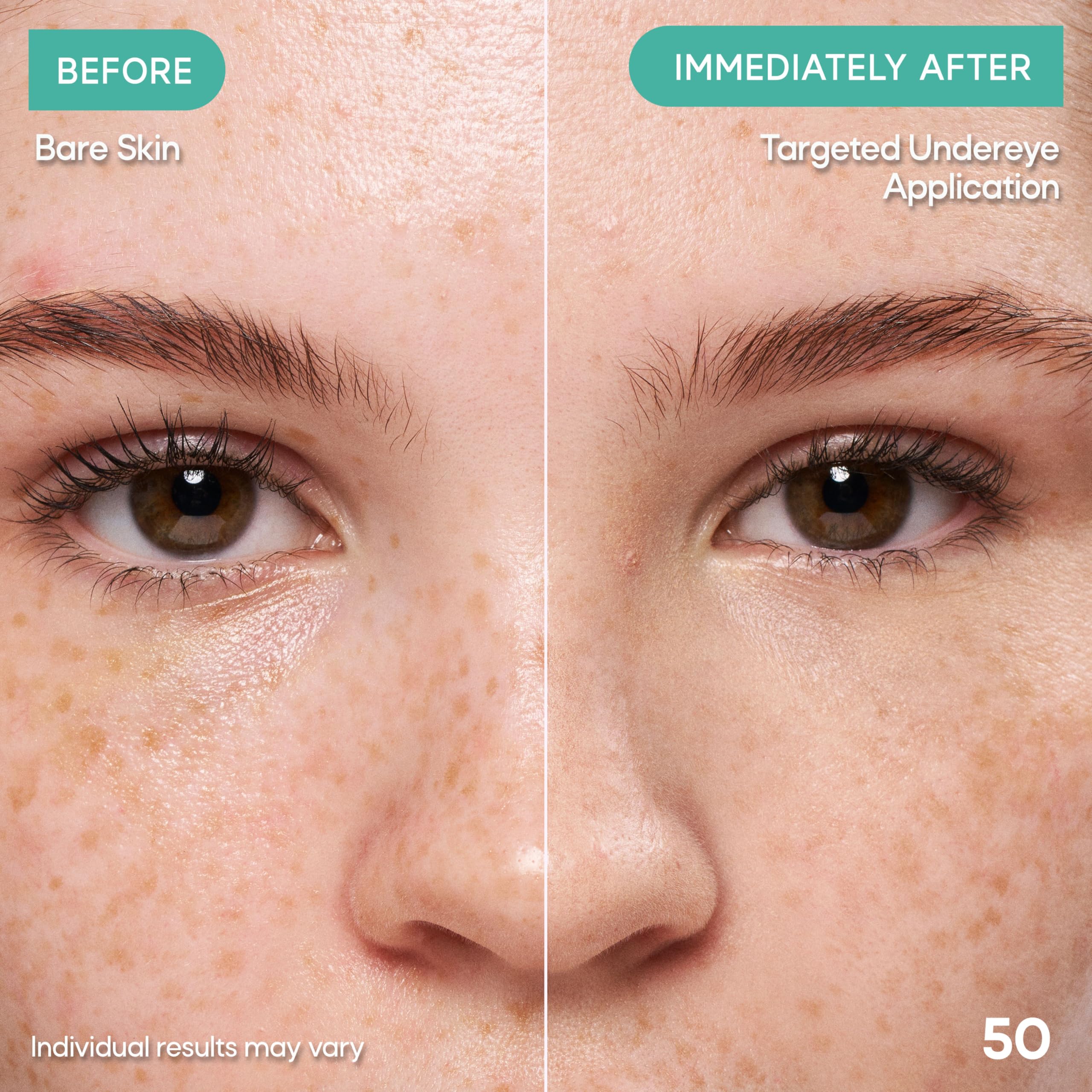 Textura ligera de Almay Concealer difumina sin aspecto cargado.