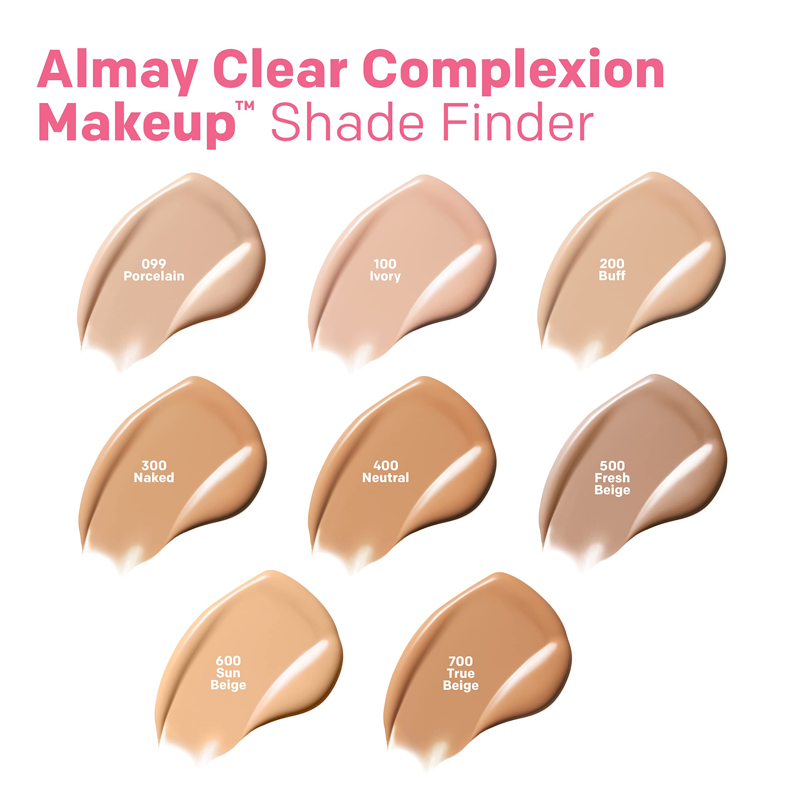 Almay Clear Complexion dermatológicamente probado para piel sensible