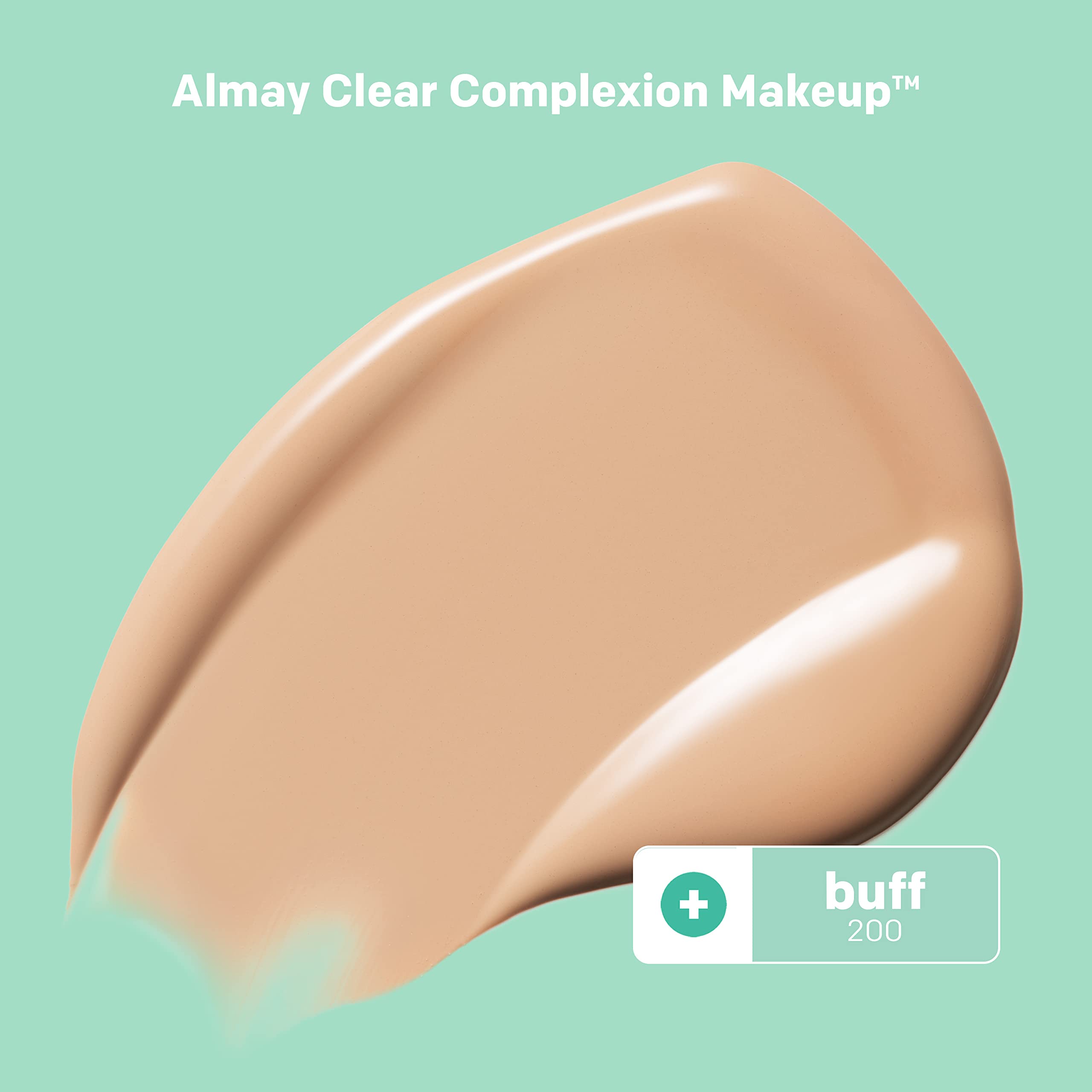 Almay Clear Complexion: textura cremosa con acabado mate suave