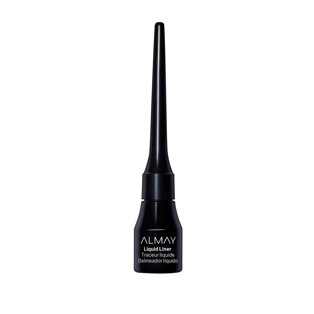 Almay delineador líquido con punta flexible para trazos precisos y cómodos.