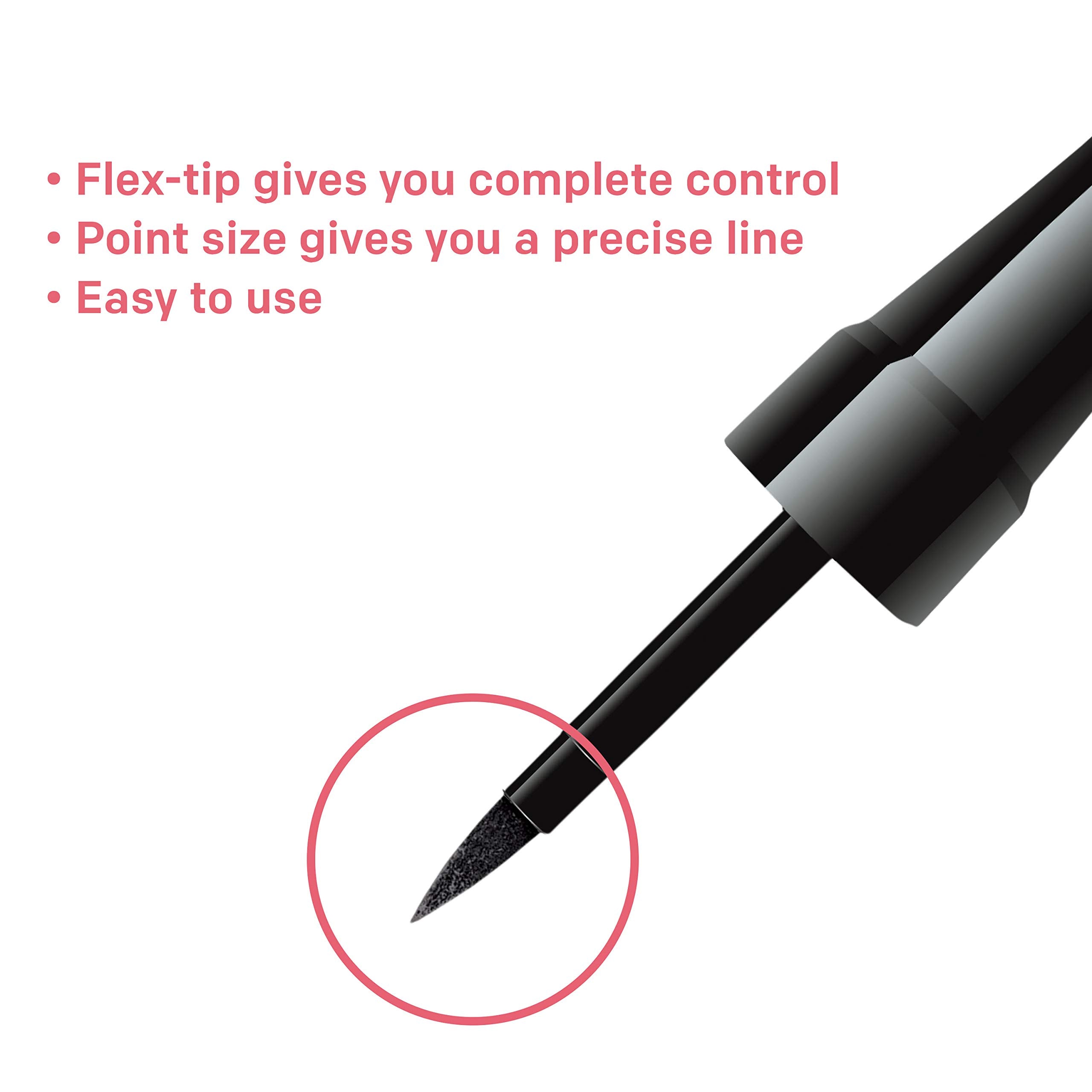 Almay delineador líquido probado por oftalmólogos, apto para ojos sensibles.