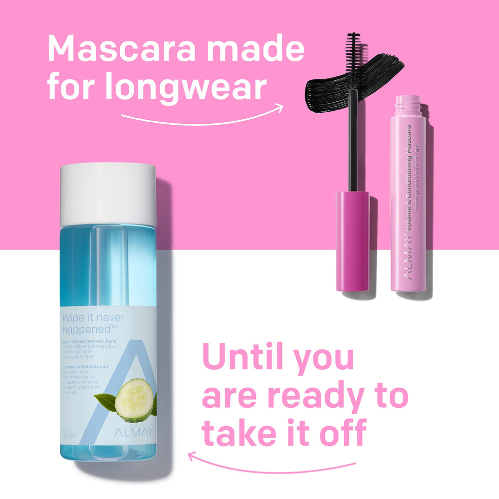 Almay Eye Makeup Remover liquid dual-phase formula feels moisturizing.