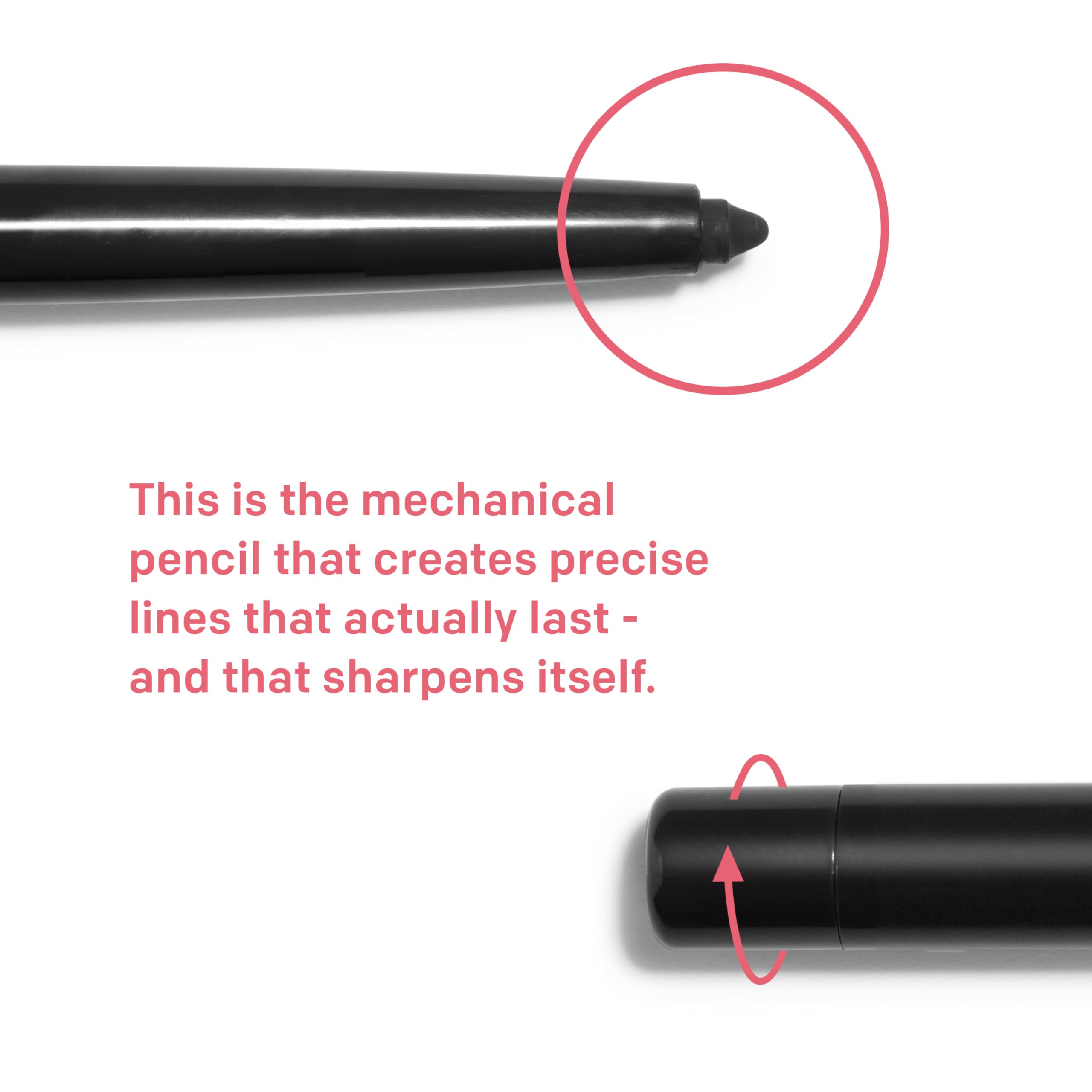 Almay Eyeliner stays water-resistant and long-lasting all day.