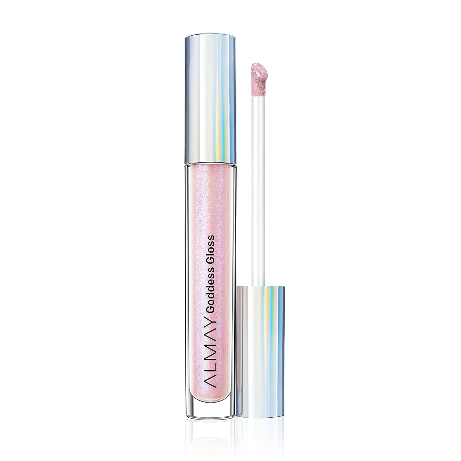 Almay brillo labial Angelic sin pegajosidad para uso diario.