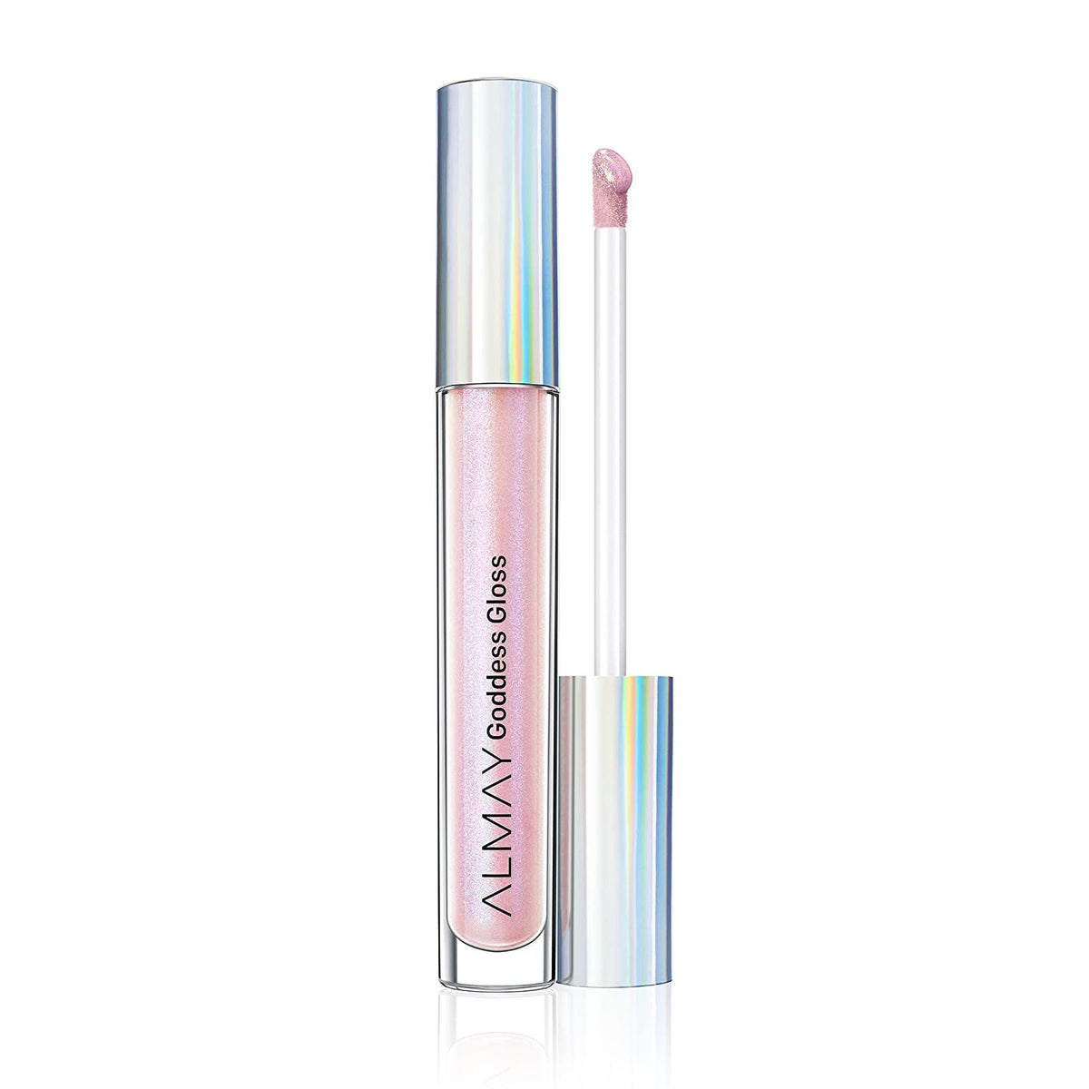 Almay brillo labial Angelic sin pegajosidad para uso diario.