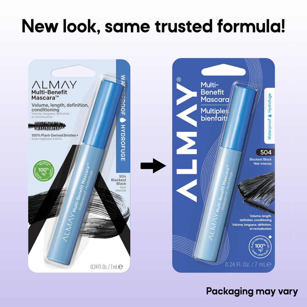 Almay mascara with keratin nourishes lashes while you wear it.