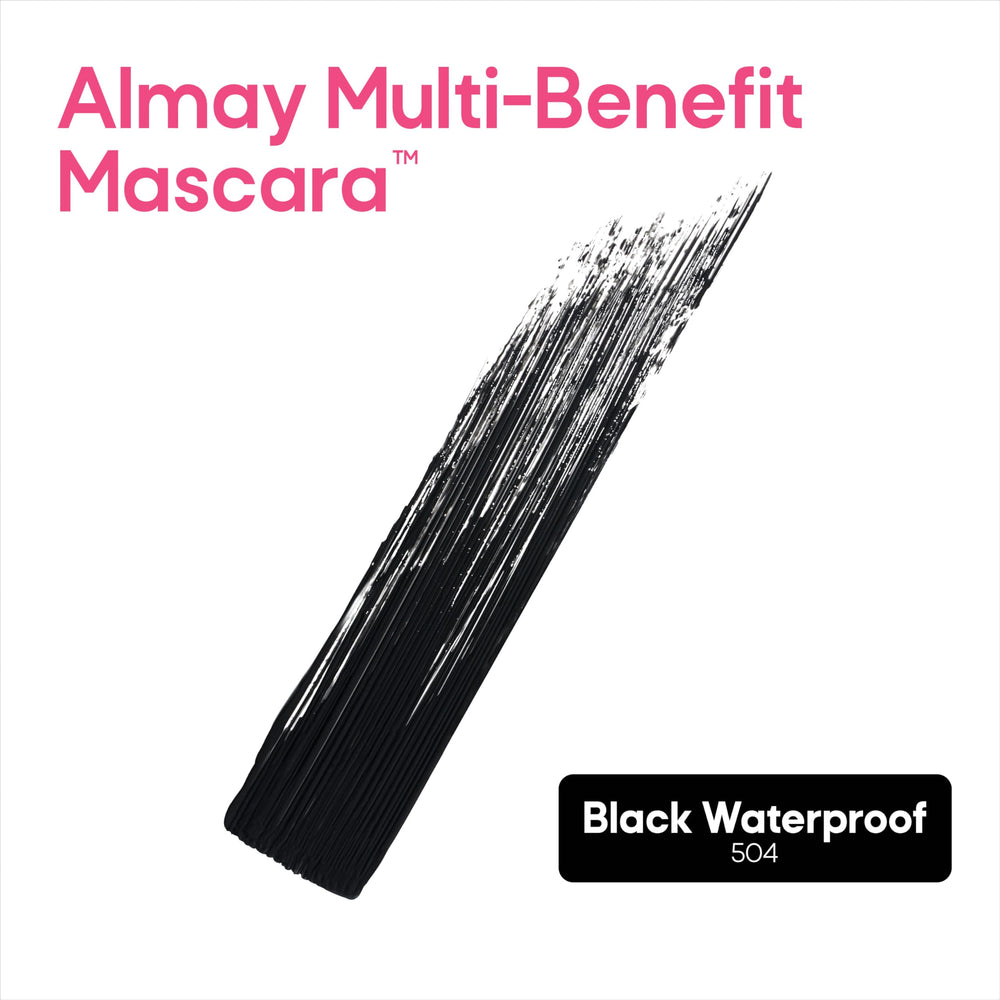 Almay One Coat mascara length-definition wand extends lashes with precision.