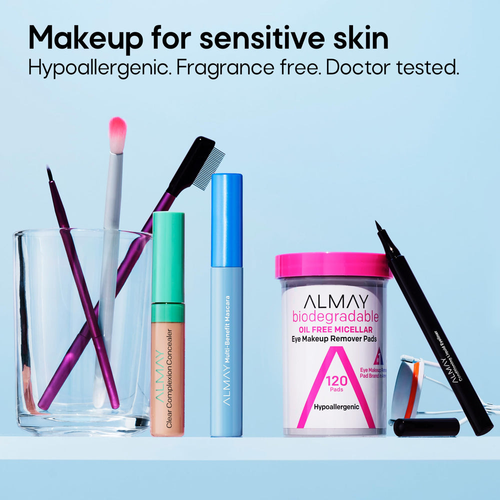 Almay ophthalmologist-tested mascara for reliable daily use.