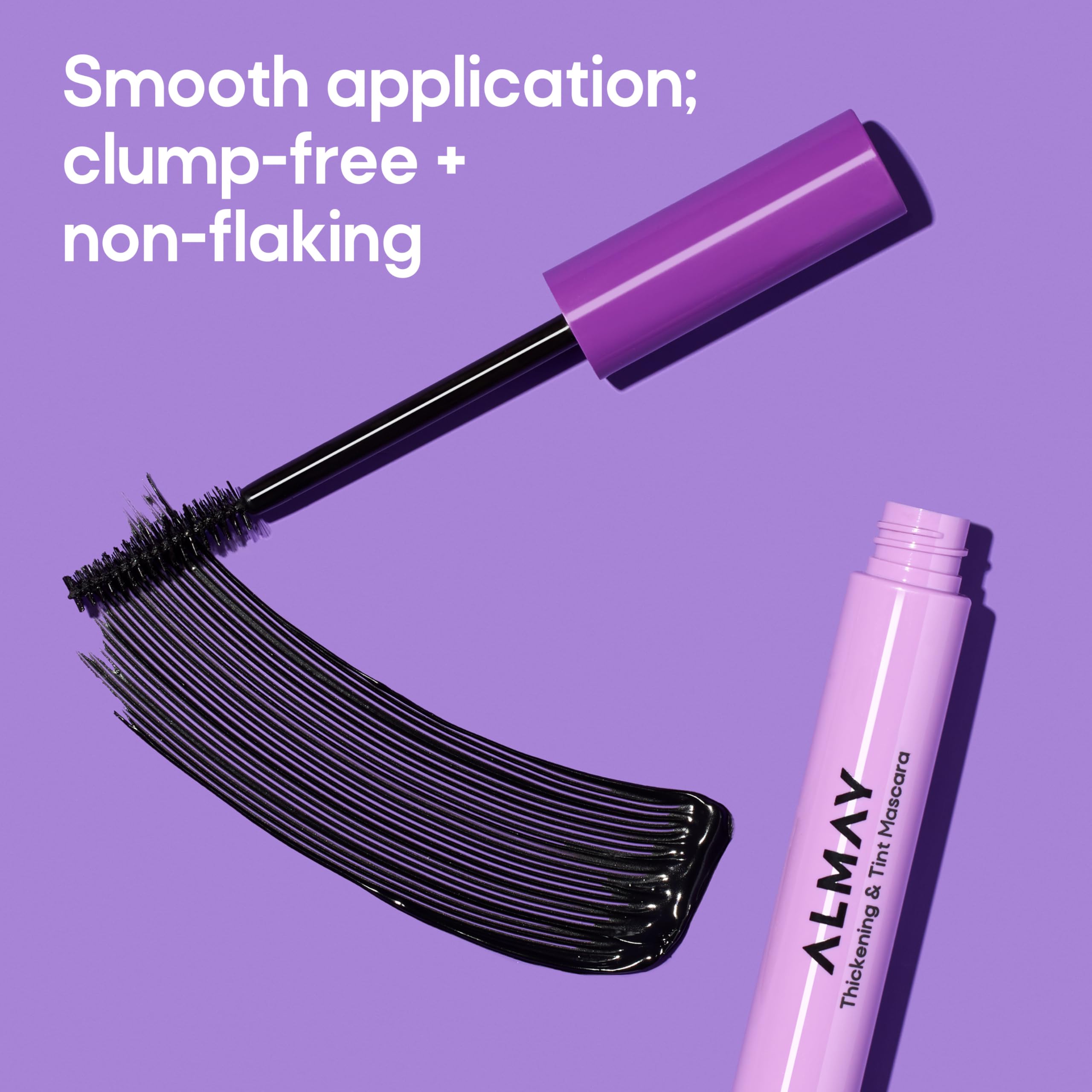 Almay Mascara Engrosante y Tinte: sin grumos y libre de fragancia