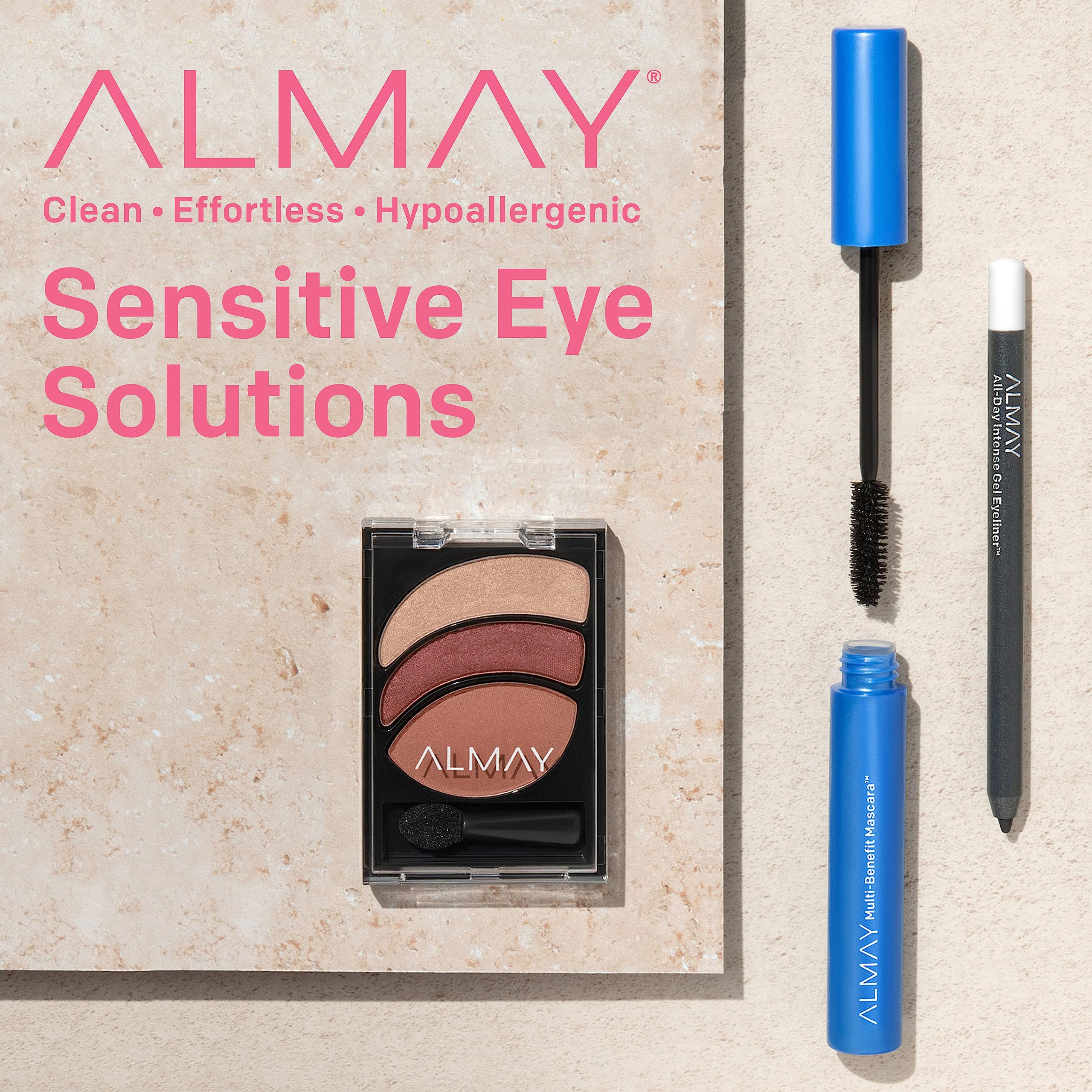 Almay ophthalmologist-tested and hypoallergenic formulation.