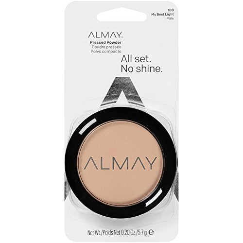 Almay polvo prensado compacto con espejo para retoques diarios.