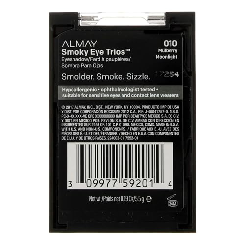 Aplicación rápida y precisa con la paleta de sombras Almay.