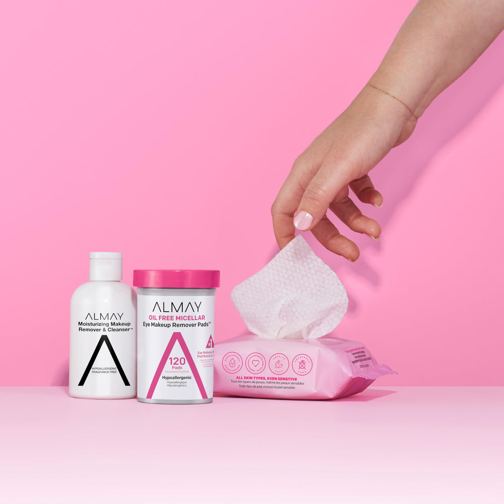 Almay soft skin after use delivers a clean, comfortable finish