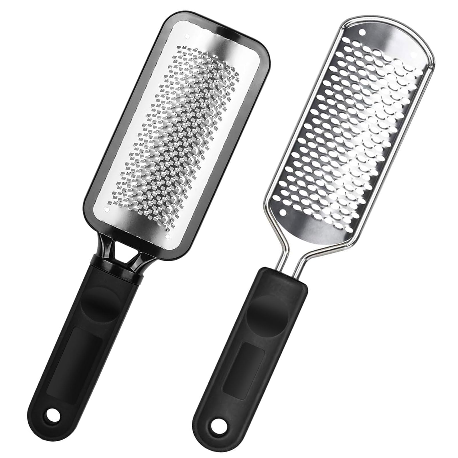 ALOCKMA pedicure file in stainless steel for durable at-home foot care.