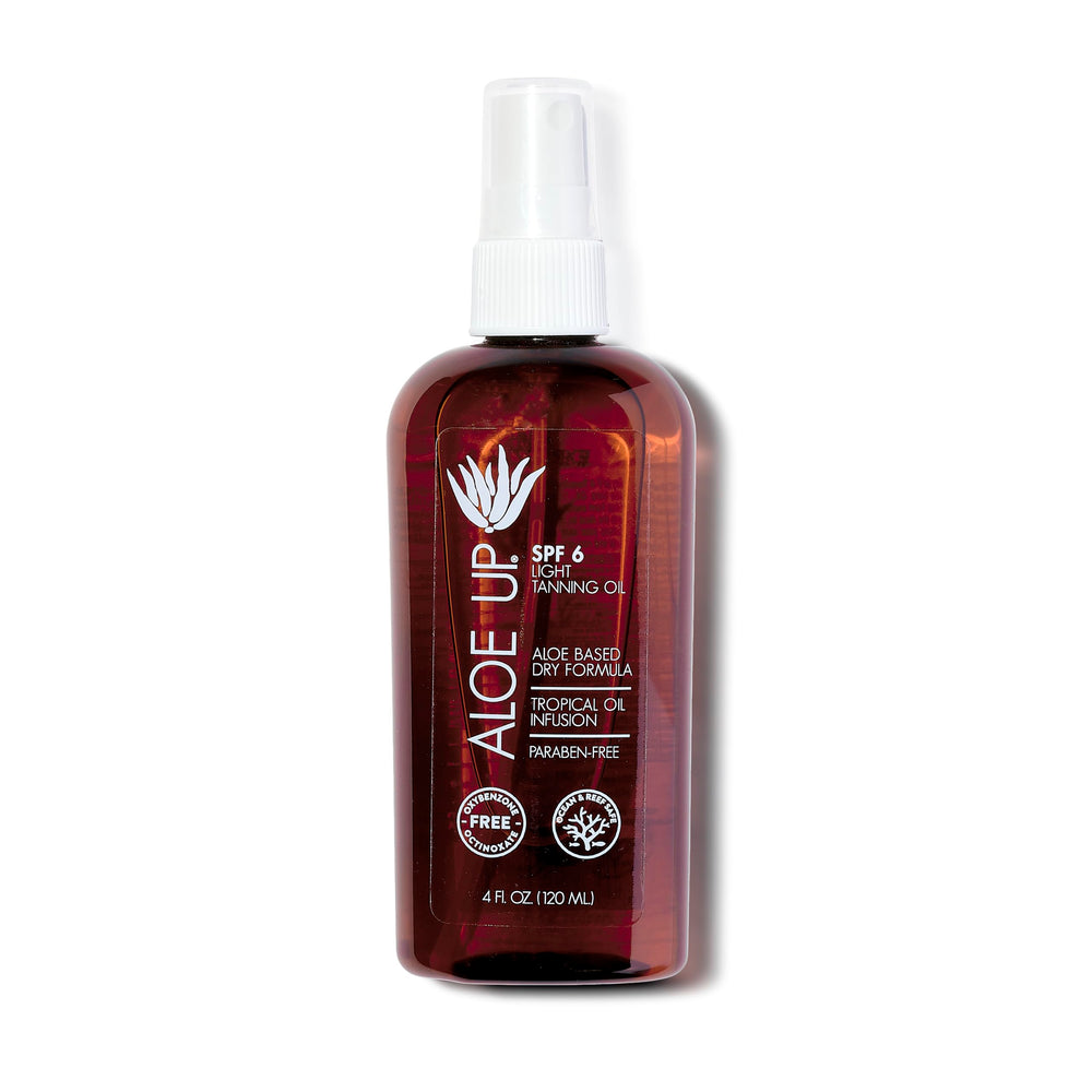 Aloe Up: botella bronceado ligero para una aplicación suave.