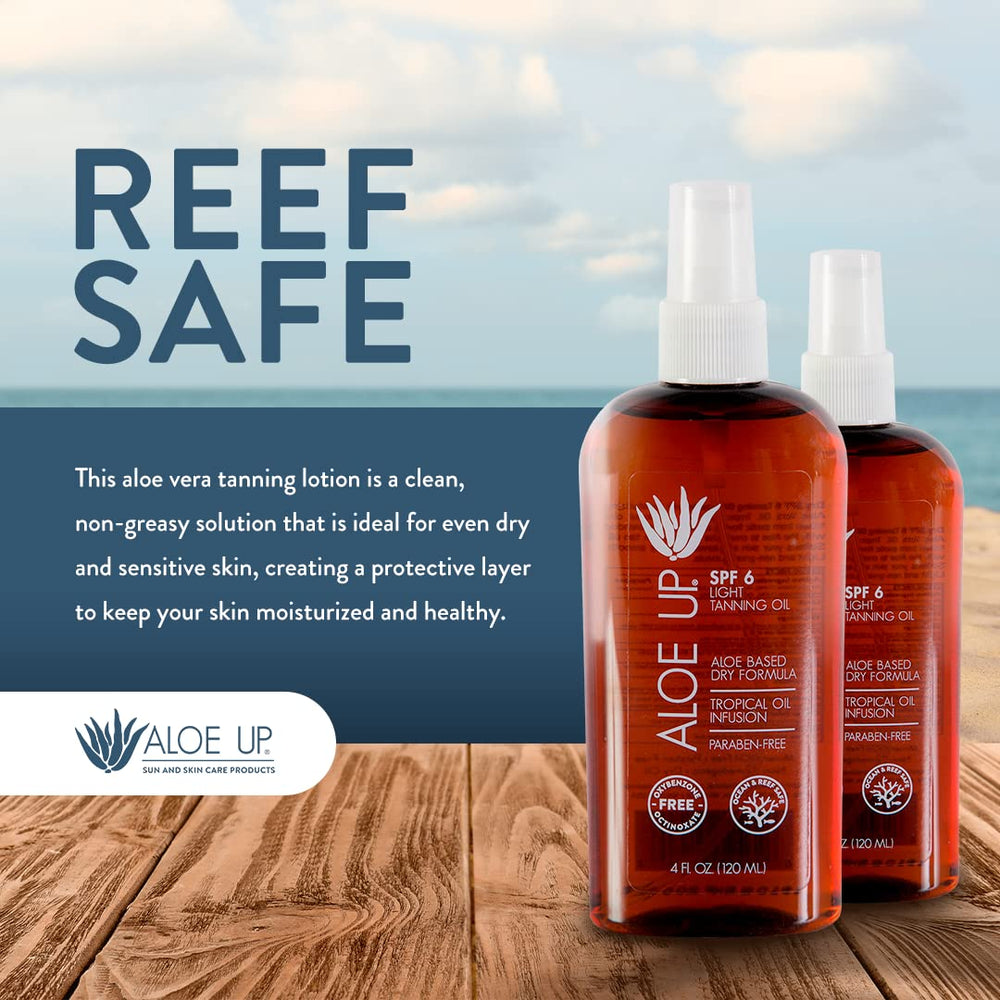 Aloe Up: protección solar SPF 6 para salidas moderadas al sol.