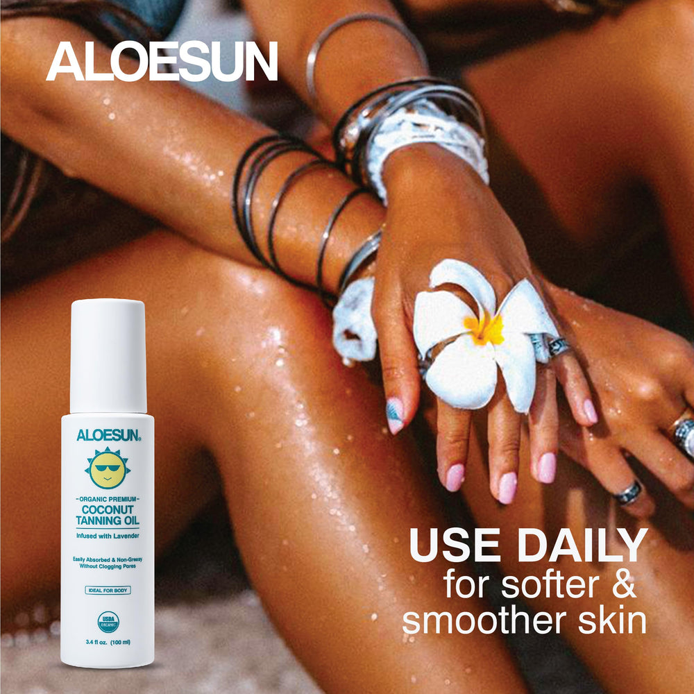 ALOESUN lavender aroma adds a calming spa-like feel during use