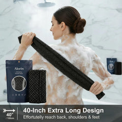 Alorin Toalla con doble textura para limpieza facial y corporal suave.