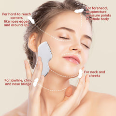 ALOYGUZ jawline contouring gua sha defines the lower face with a smooth pass