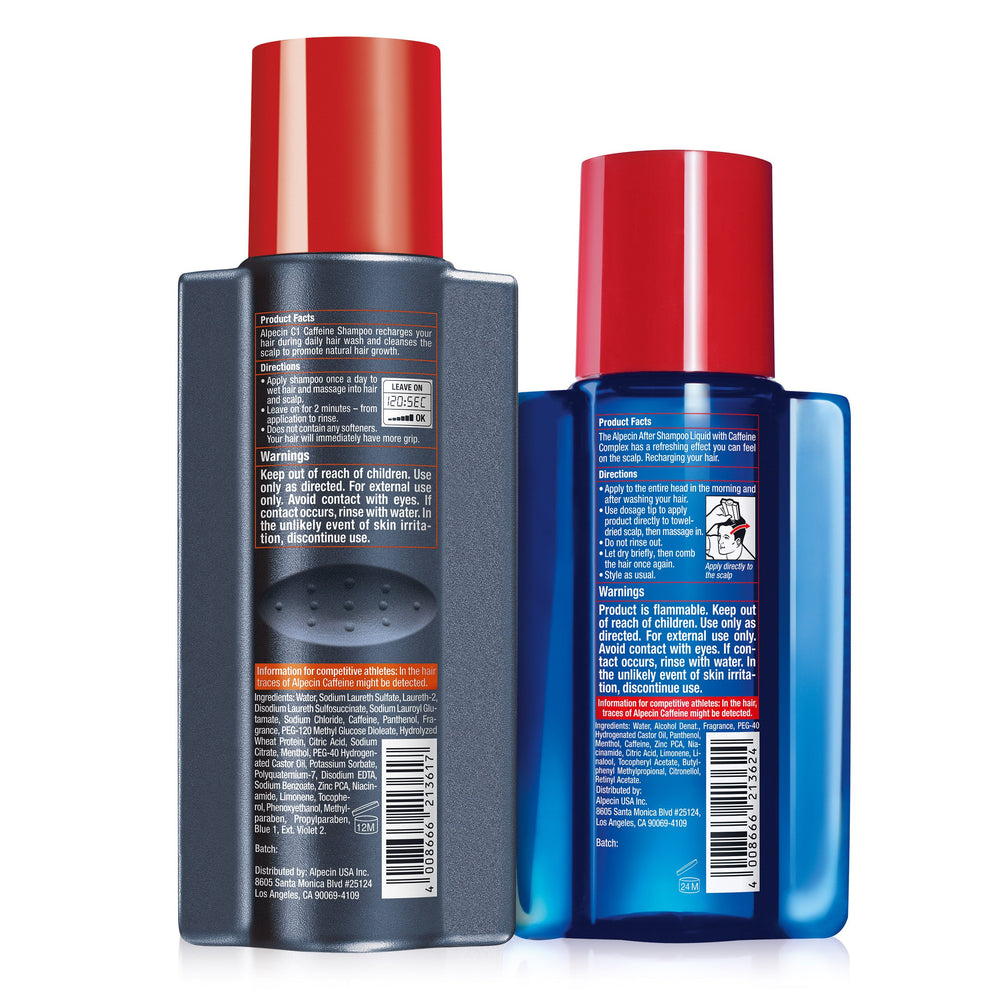 Alpecin hair thickness feel – may help hair look fuller with regular use.