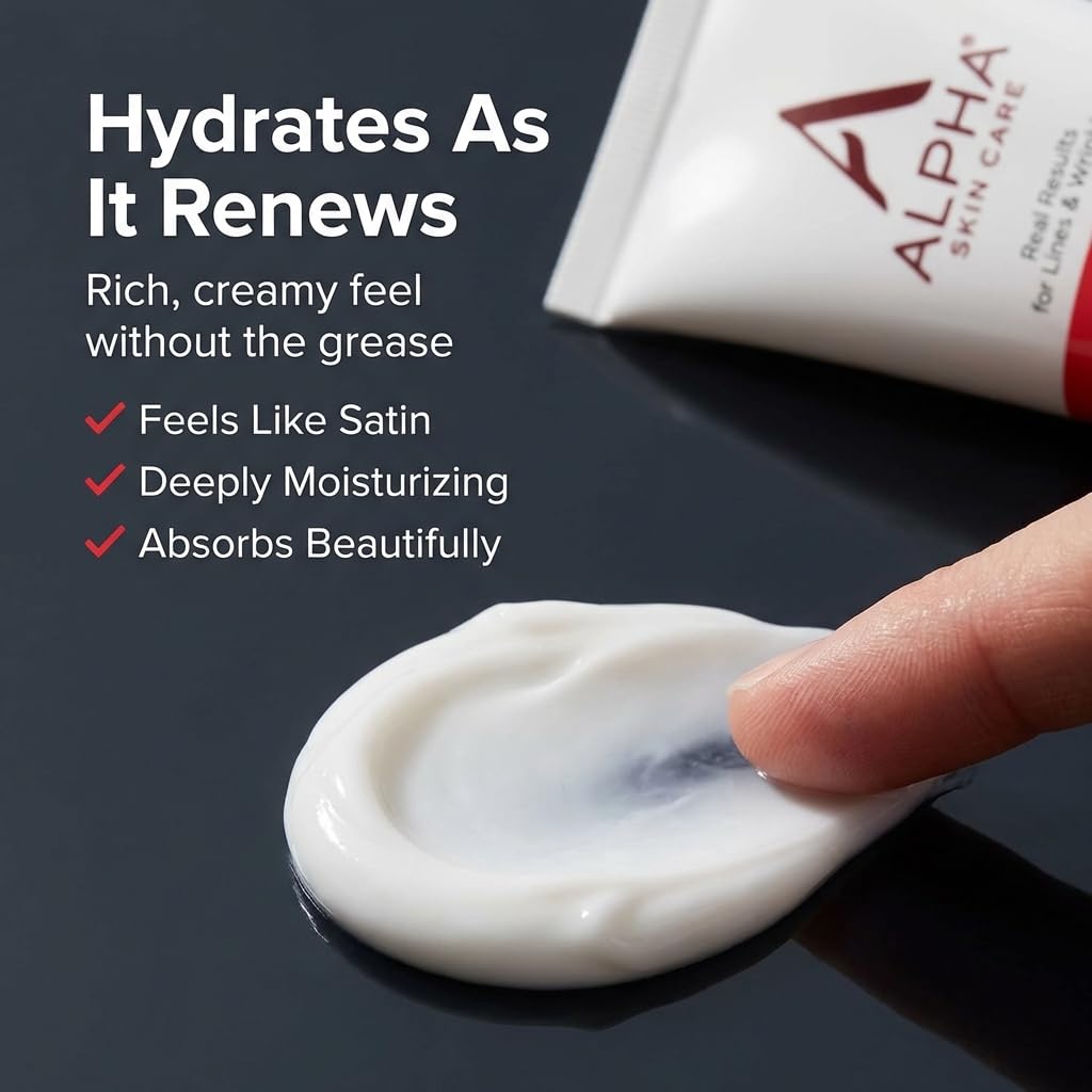 Alpha crema absorbencia rápida: se siente ligera y no deja residuo.