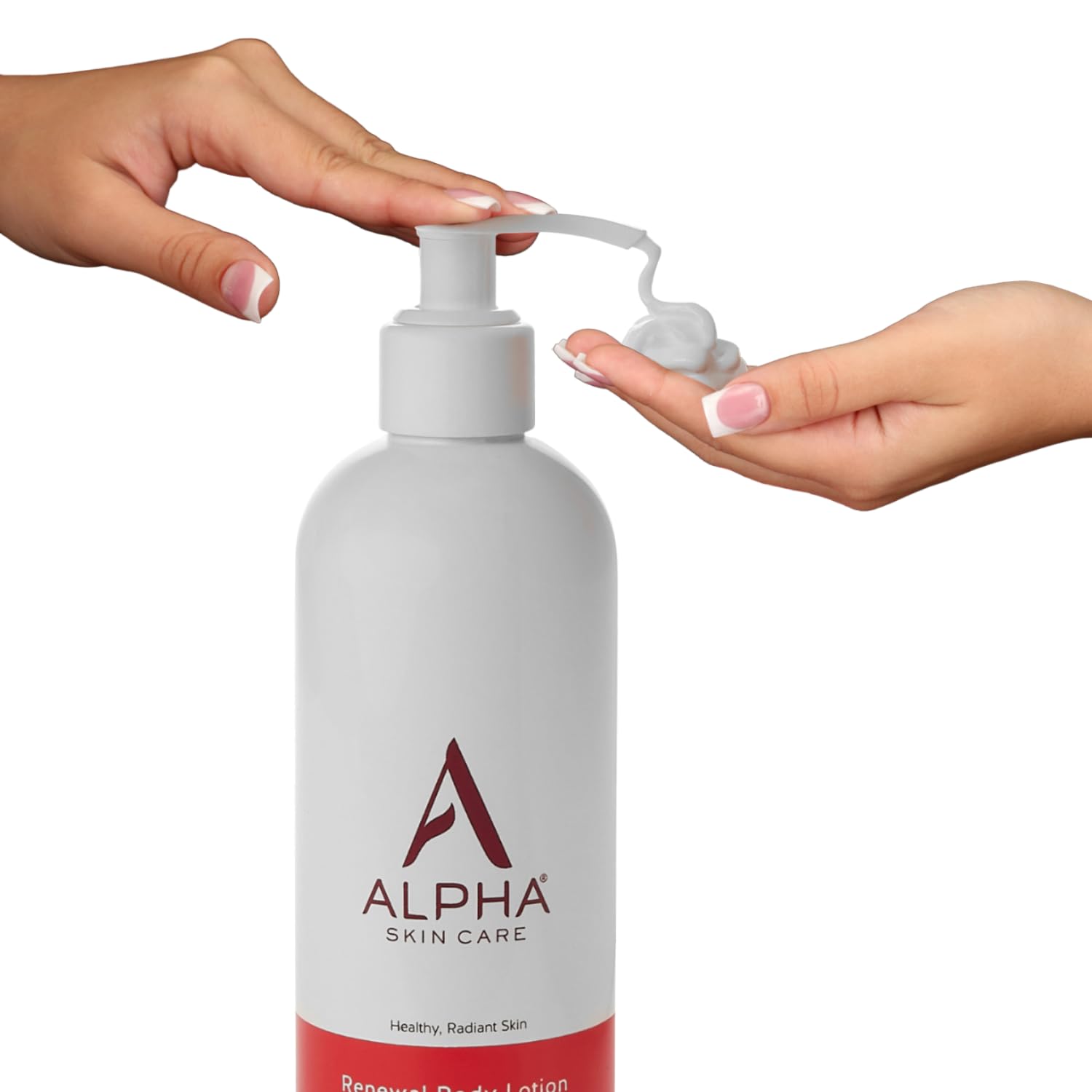 Alpha Skin Care Revitalizing Body Lotion demonstrates gentle exfoliation with 12% glycolic AHA.
