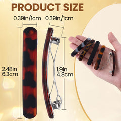 Alpinleux pinza de pelo roja para estilos rápidos y seguros.
