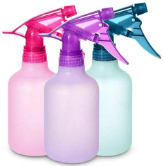 alpree 12oz colorful spray bottle trio for organized cleaning and labeling