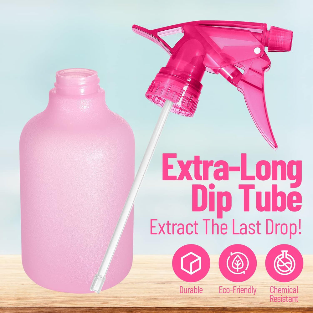 alpree bottle with extra-long dip tube reaches bottom for every drop