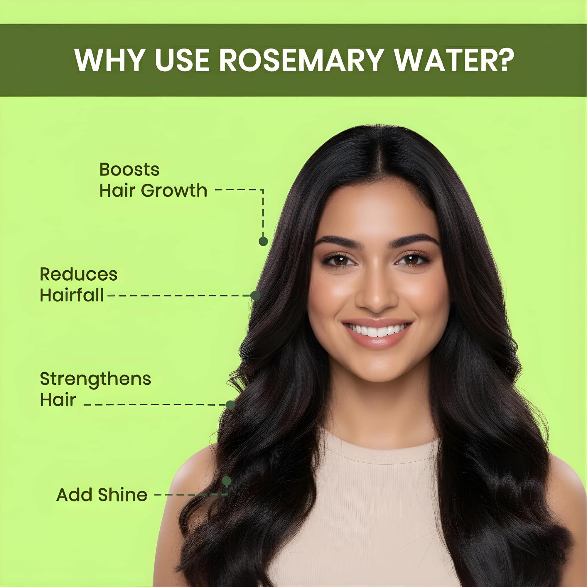 Alps Goodness: agua de romero para cabello-textura-ligera, sensación ligera