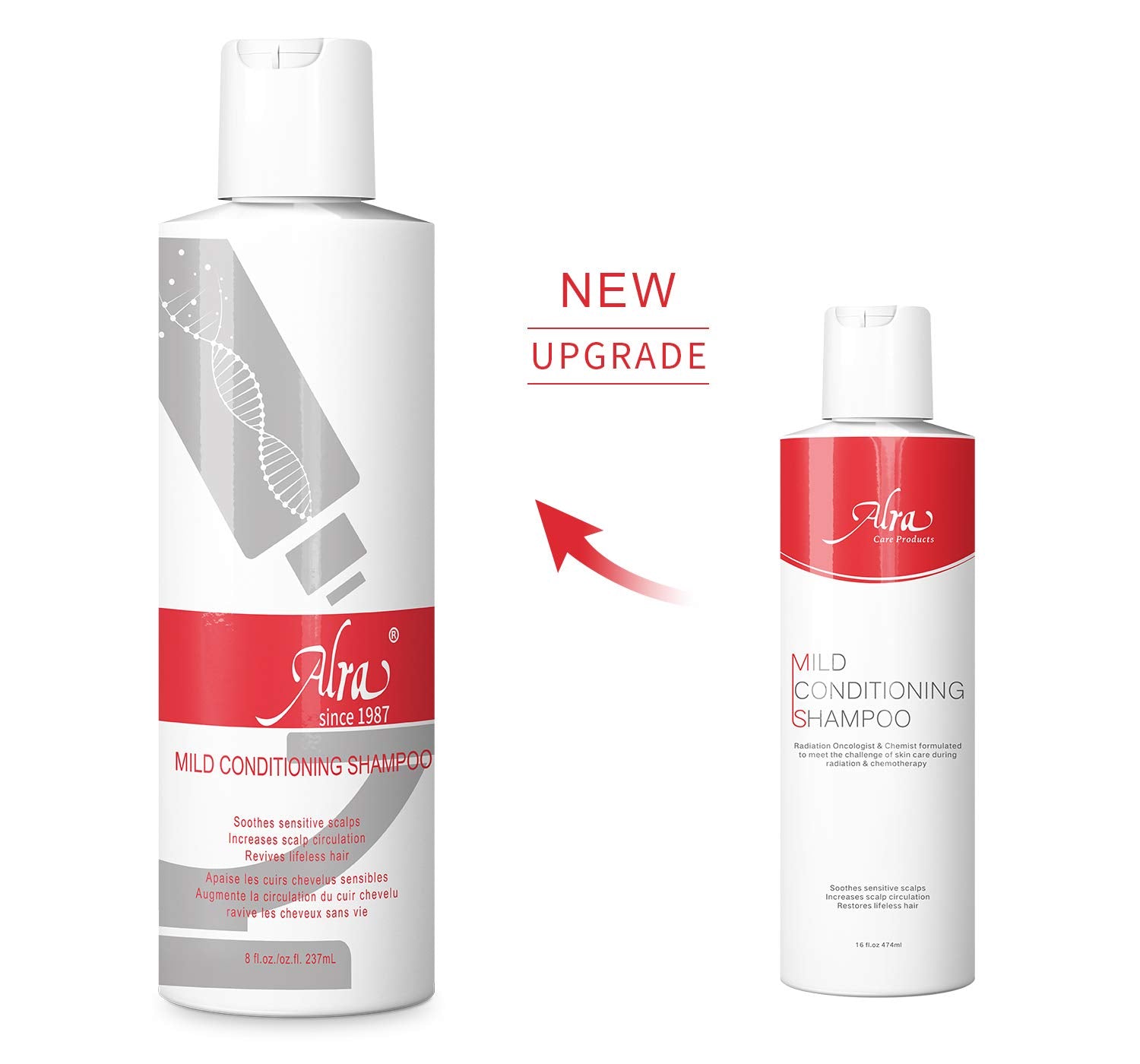 Alra Champú Suave con romero, pantenol y aloe para nutrir el cabello.