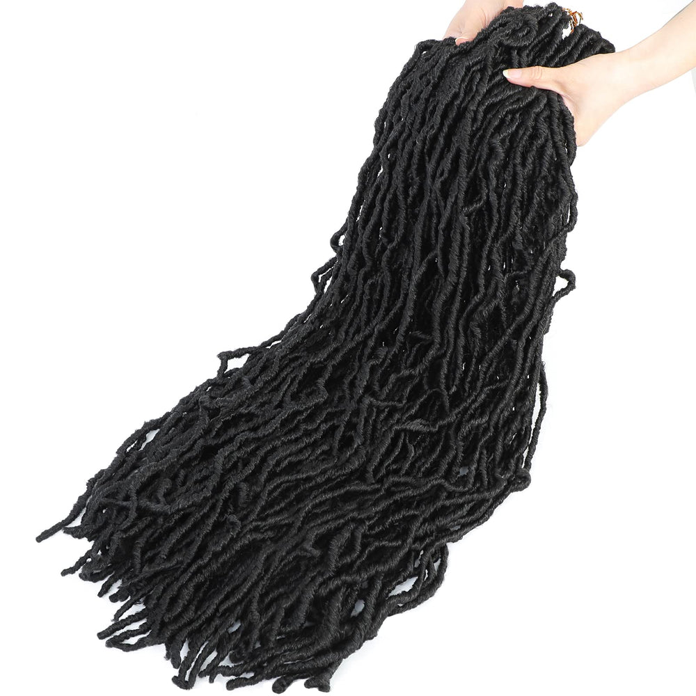 Alrence Faux Locs seven packs offer versatile styling and easy maintenance.