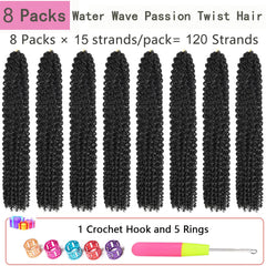 Alrence water wave texture highlights natural movement and easy styling