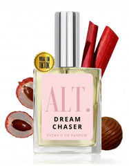 ALT. FRAGRANCES Dream Chaser bottle spray, long-lasting scent for day and night.