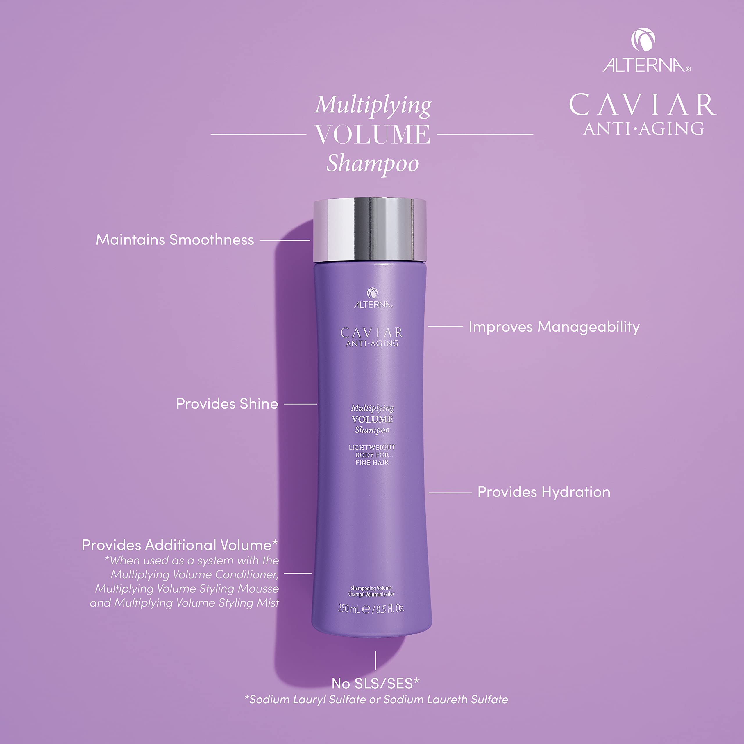 Seasilk and omega-rich formula imagery emphasize nourished, stronger-looking strands.