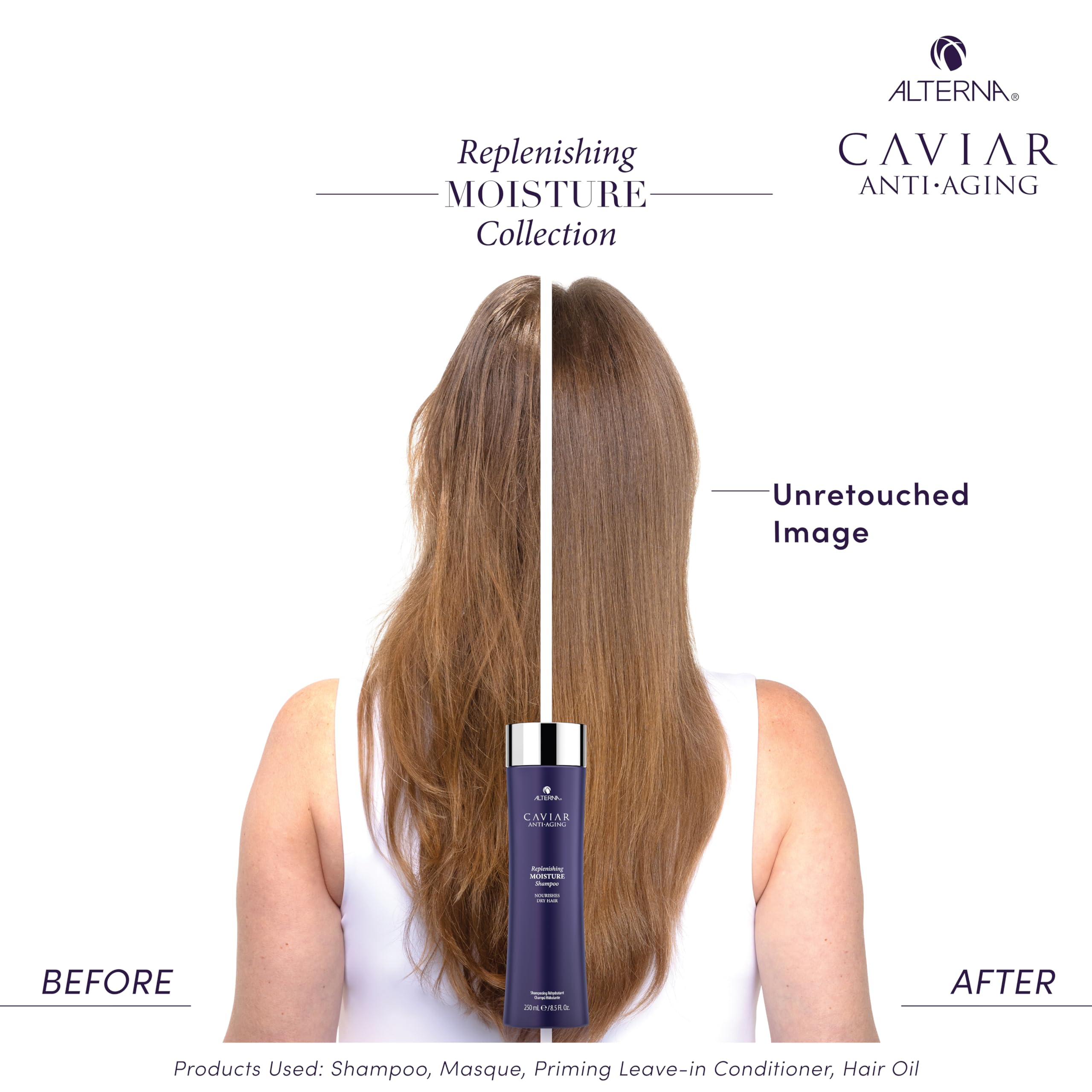Alterna Caviar Anti-Aging Shampoo emphasizes color protection during washing