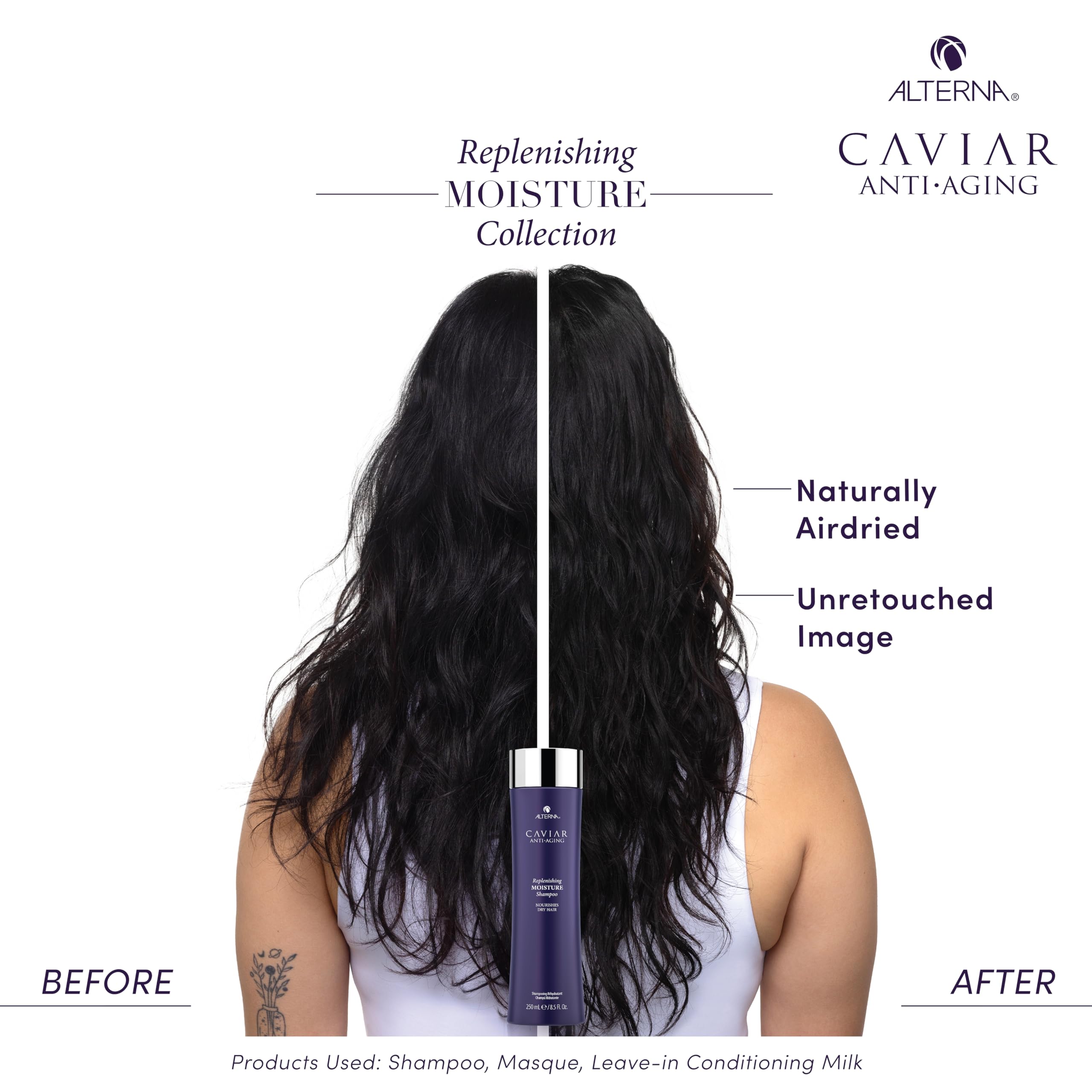 Alterna Caviar Anti-Aging Shampoo yields silky, soft, manageable hair