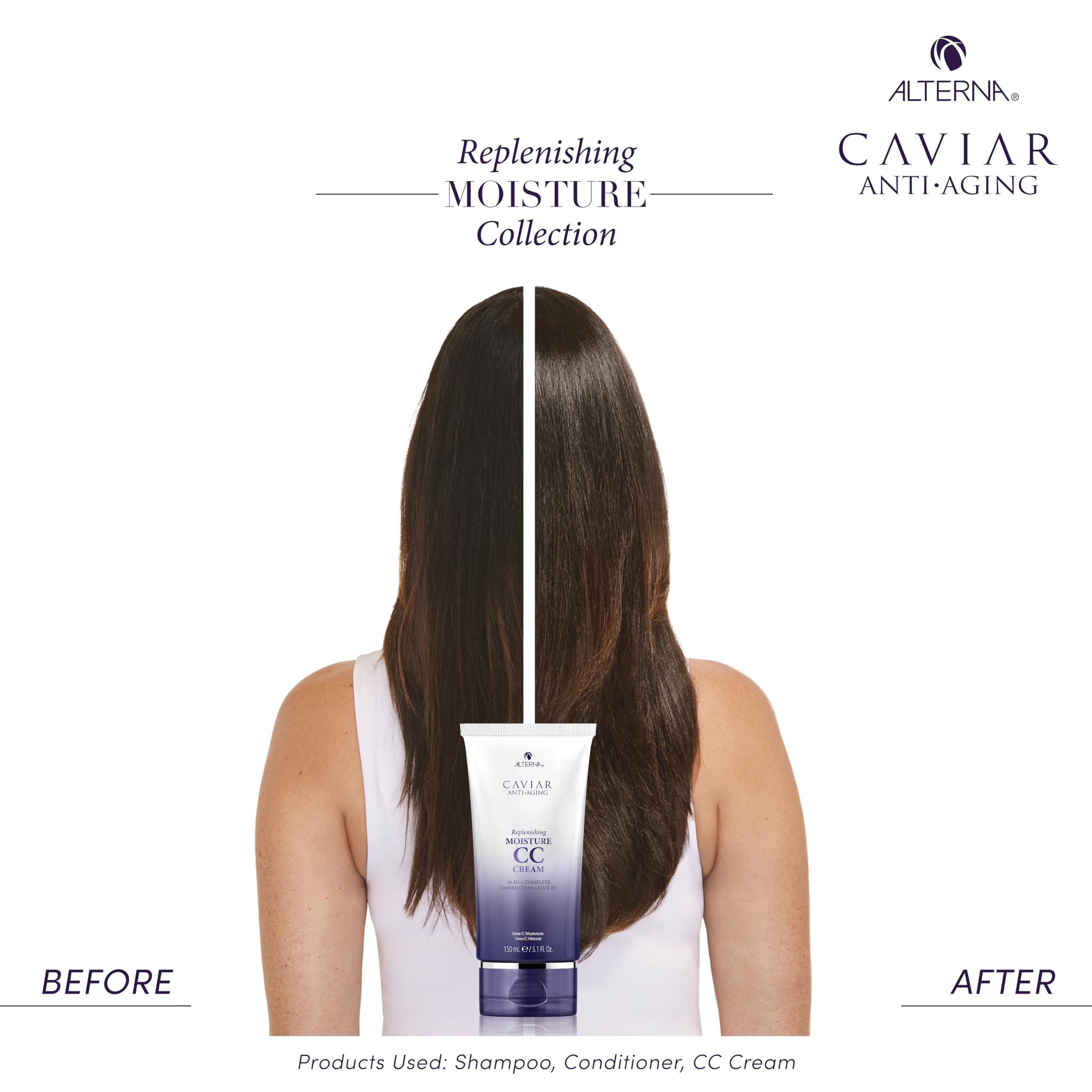 Alterna Caviar CC Cream heat shield image signals high-temperature protection