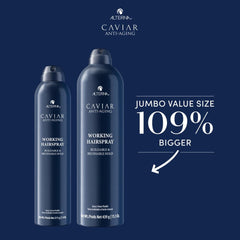 Alterna Caviar humidity resistant spray for frizz control